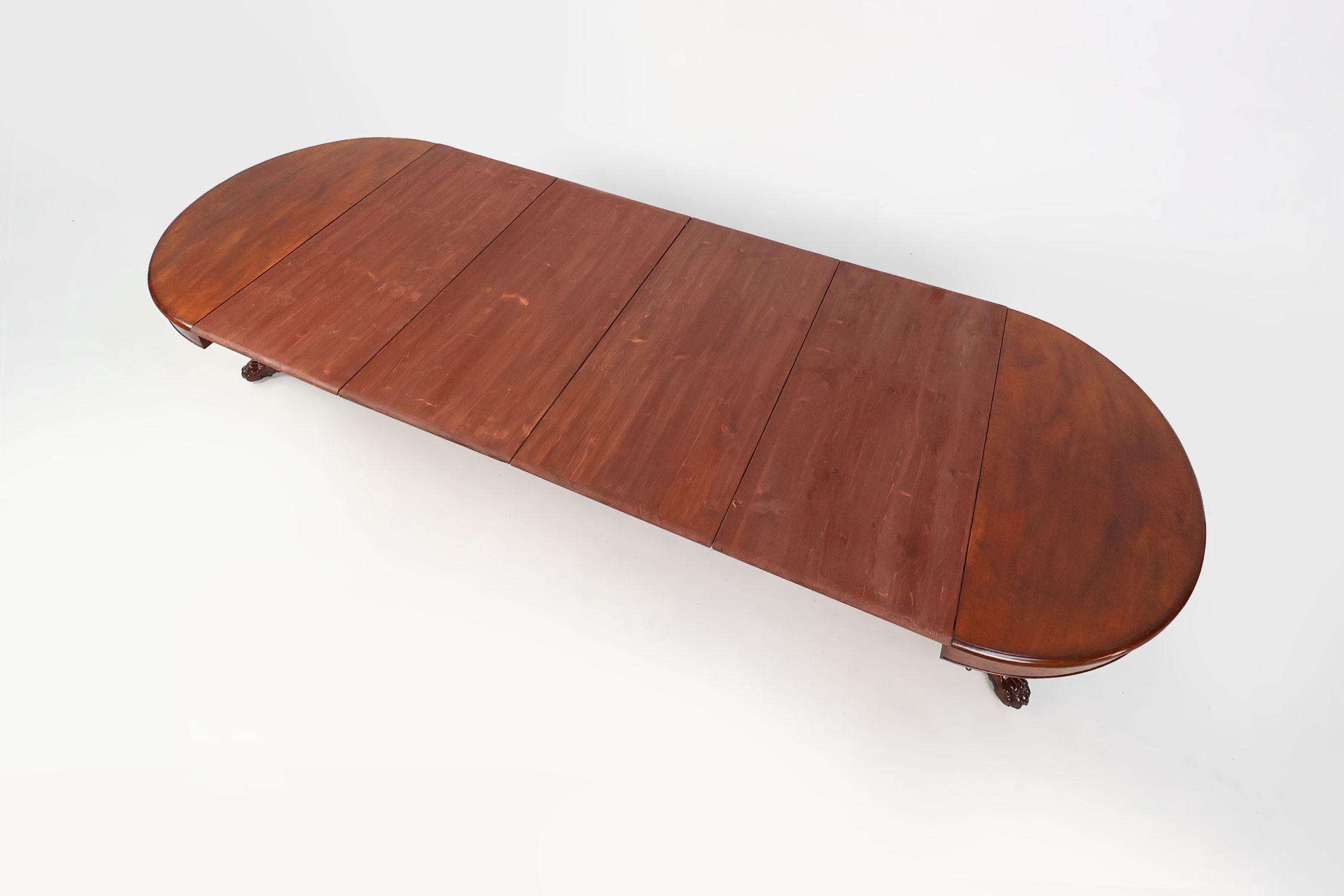 Extendable Antique English Dining Table in Victorian style, ca. 1830thumbnail